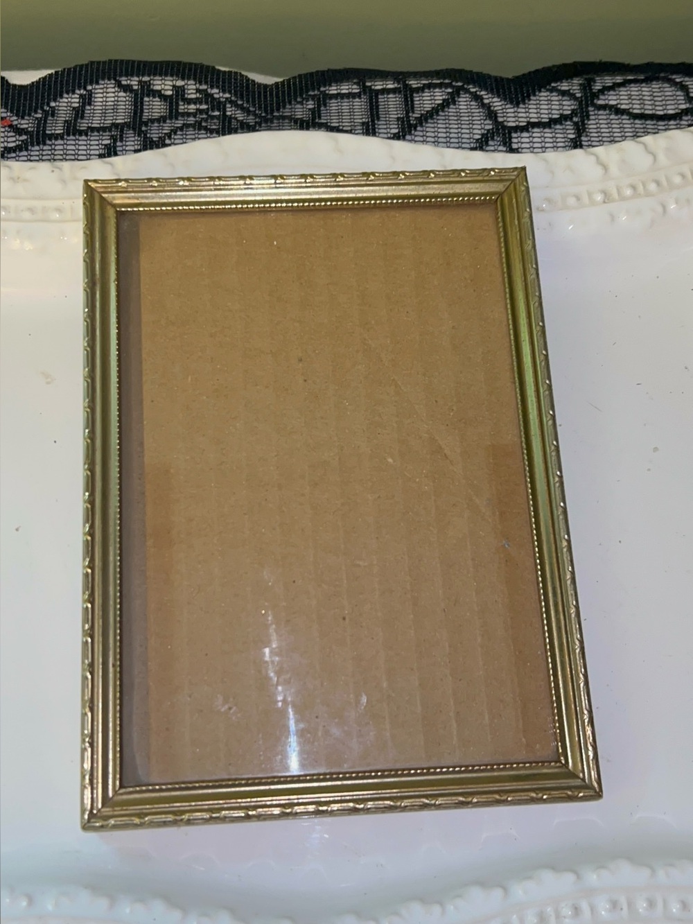 Gold-toned Vintage Metal Frame 5x7
